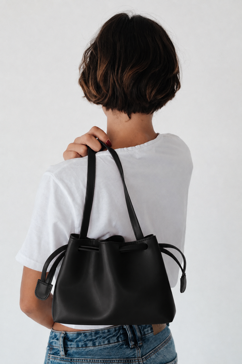 Black date bag