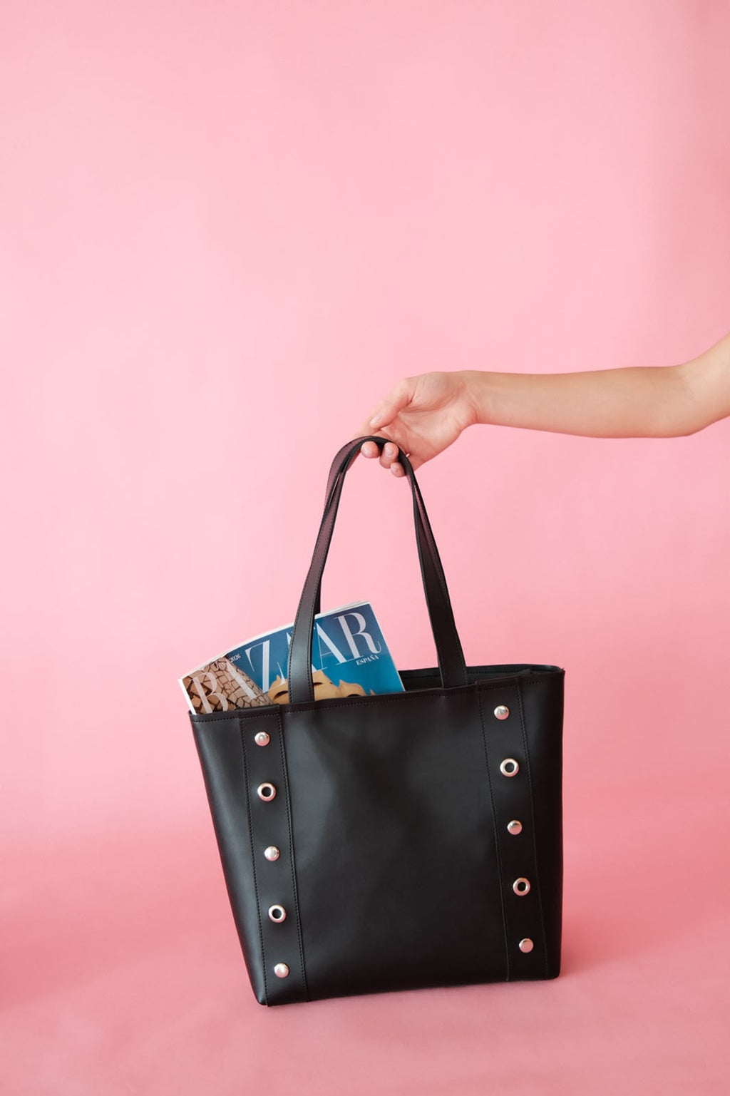 Metal Tote Bag | Black