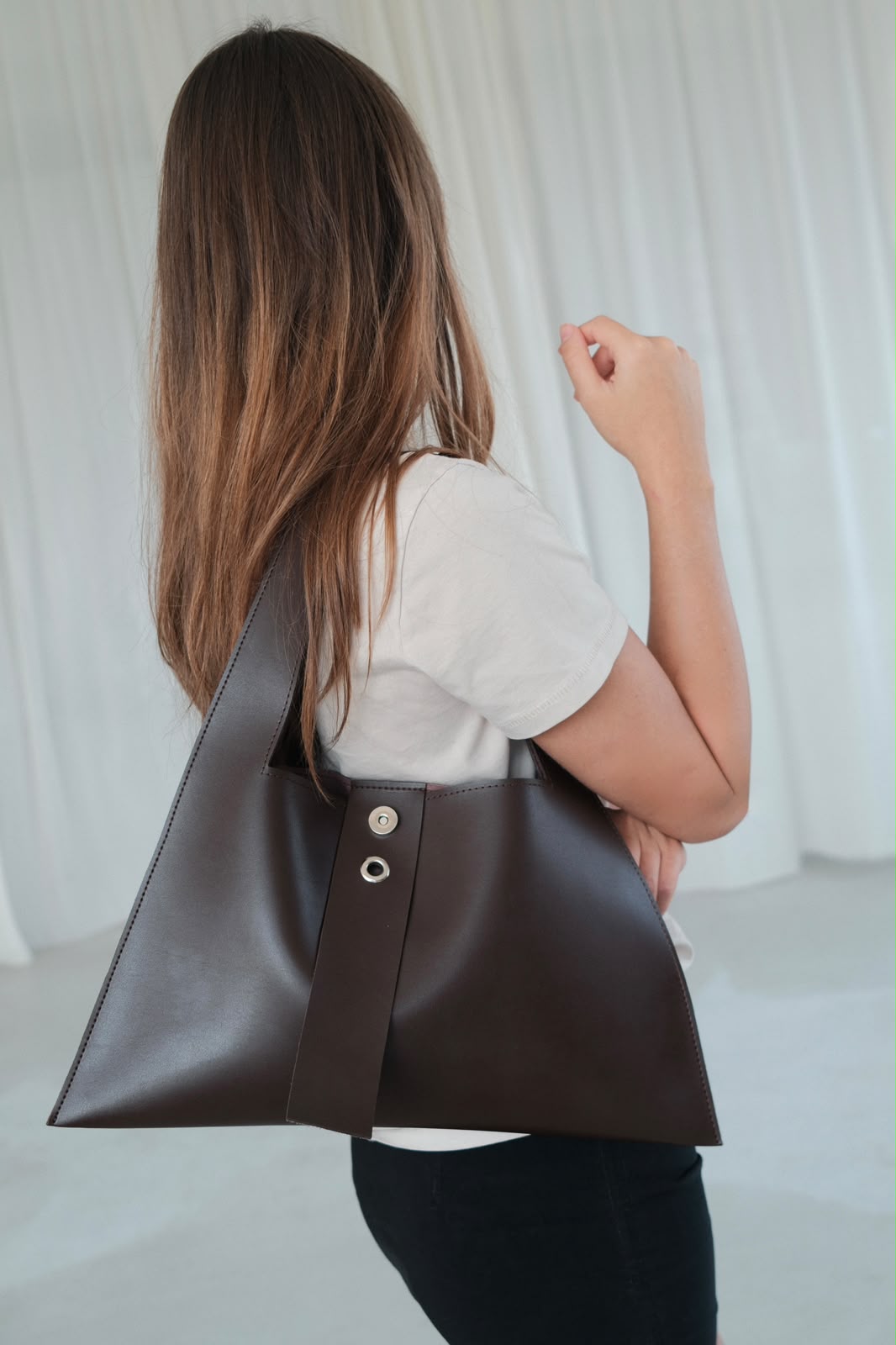 The Triangle Bag | Brown