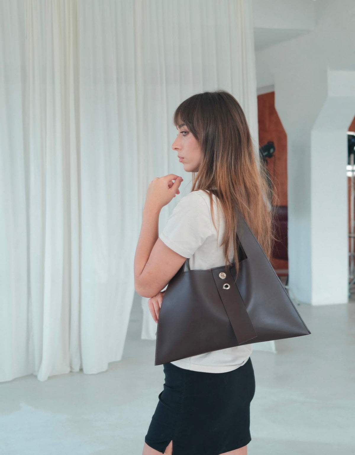 The Triangle Bag | Brown