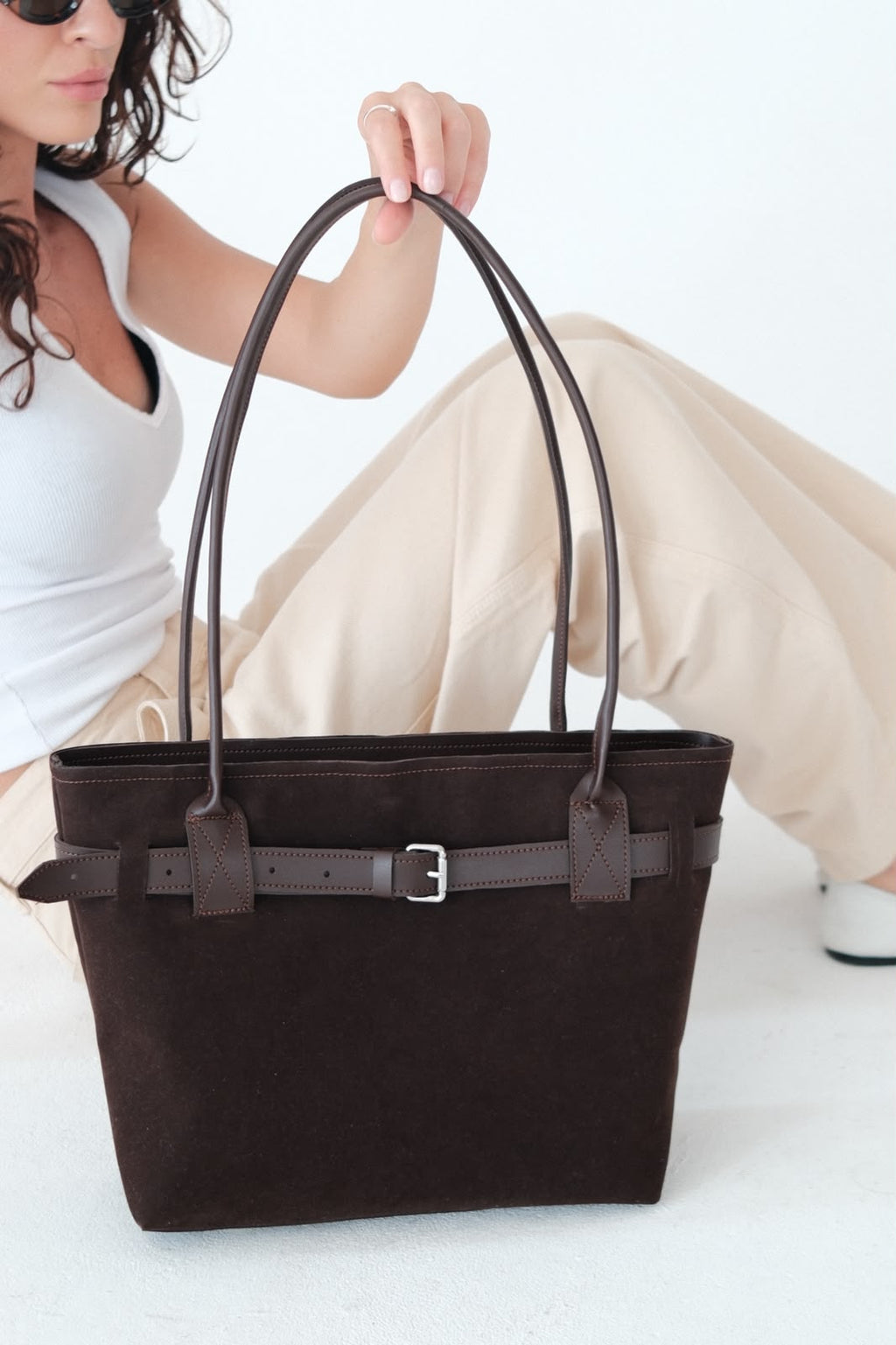 The Belt Tote | Brown